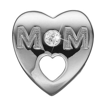 Christina Collect 925 sterling sølv My Mom Heart med MOM og to glitrende topas, modell 623-S100